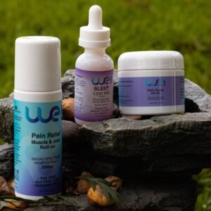 Harmony Set (WE! Relief Cream + WE! Sleep Drops + WE! Pain Relief Rollon)